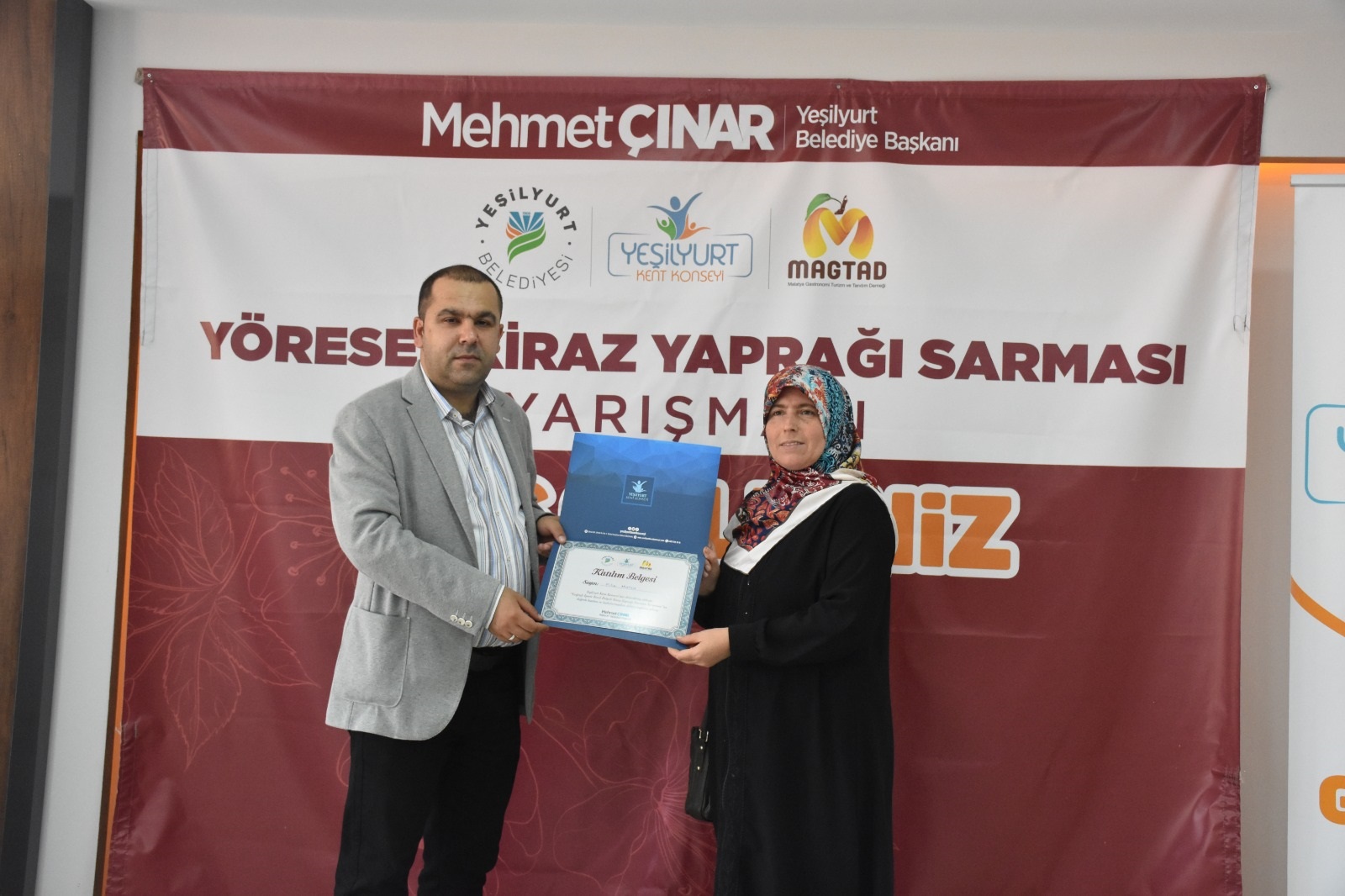 Coğrafi İşaret Tescilli Yöresel Kiraz Yaprağı Sarması Yarışması Kazananları Belli Oldu