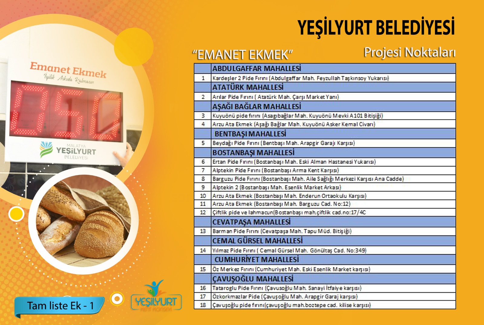 Yeşilyurt Belediyesinden Bir Vefa Hareketi