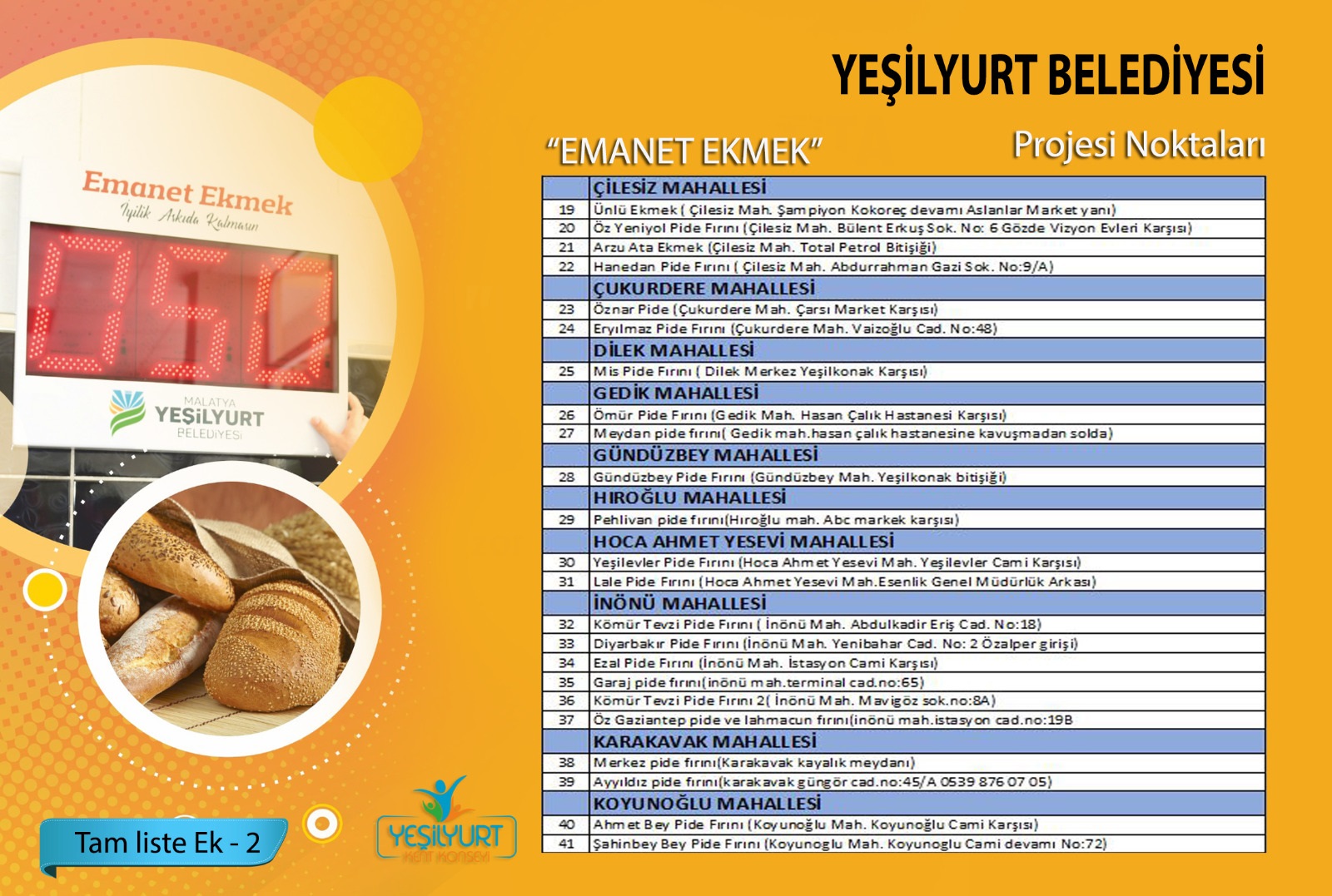 Yeşilyurt Belediyesinden Bir Vefa Hareketi