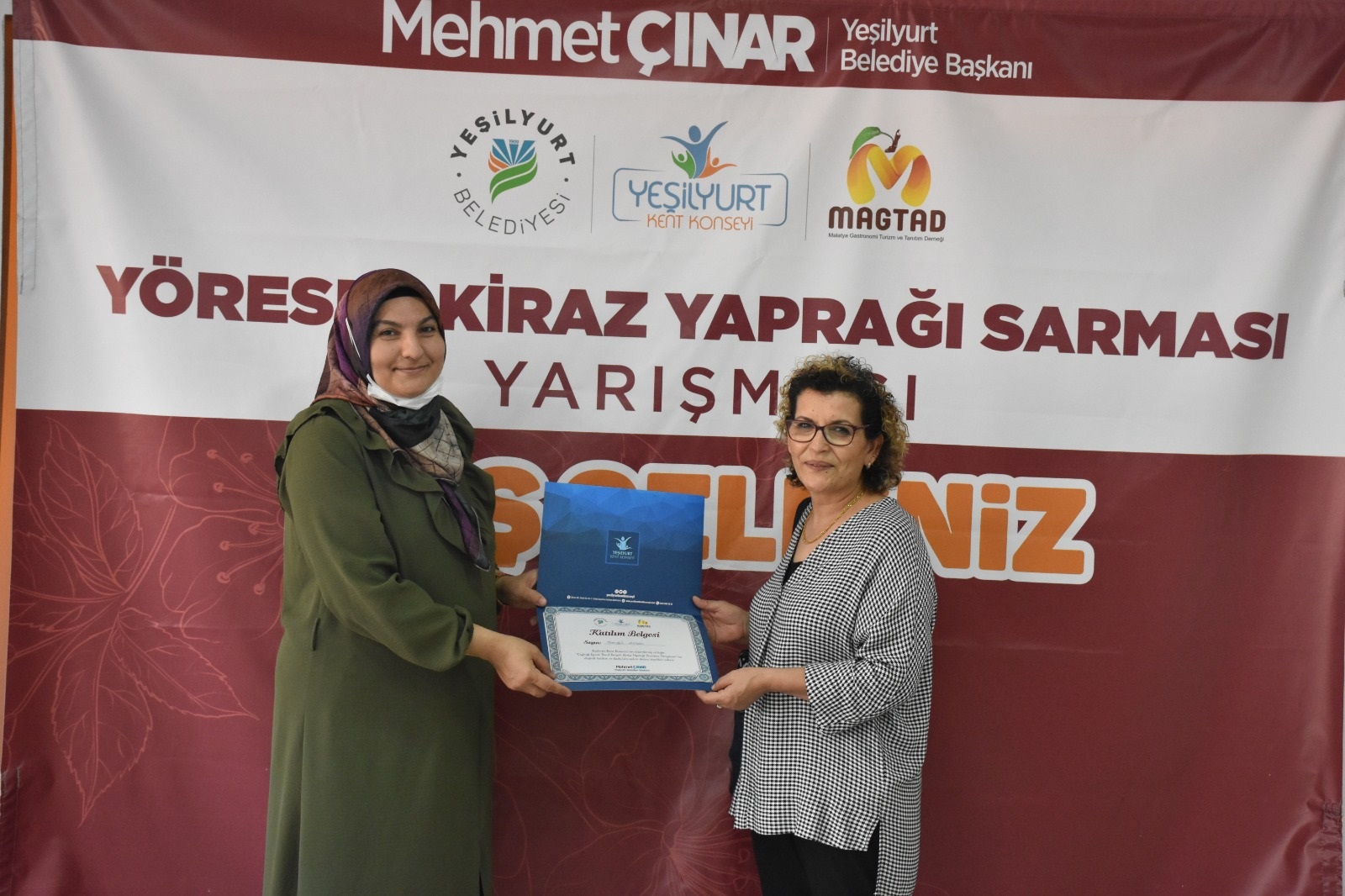Coğrafi İşaret Tescilli Yöresel Kiraz Yaprağı Sarması Yarışması Kazananları Belli Oldu