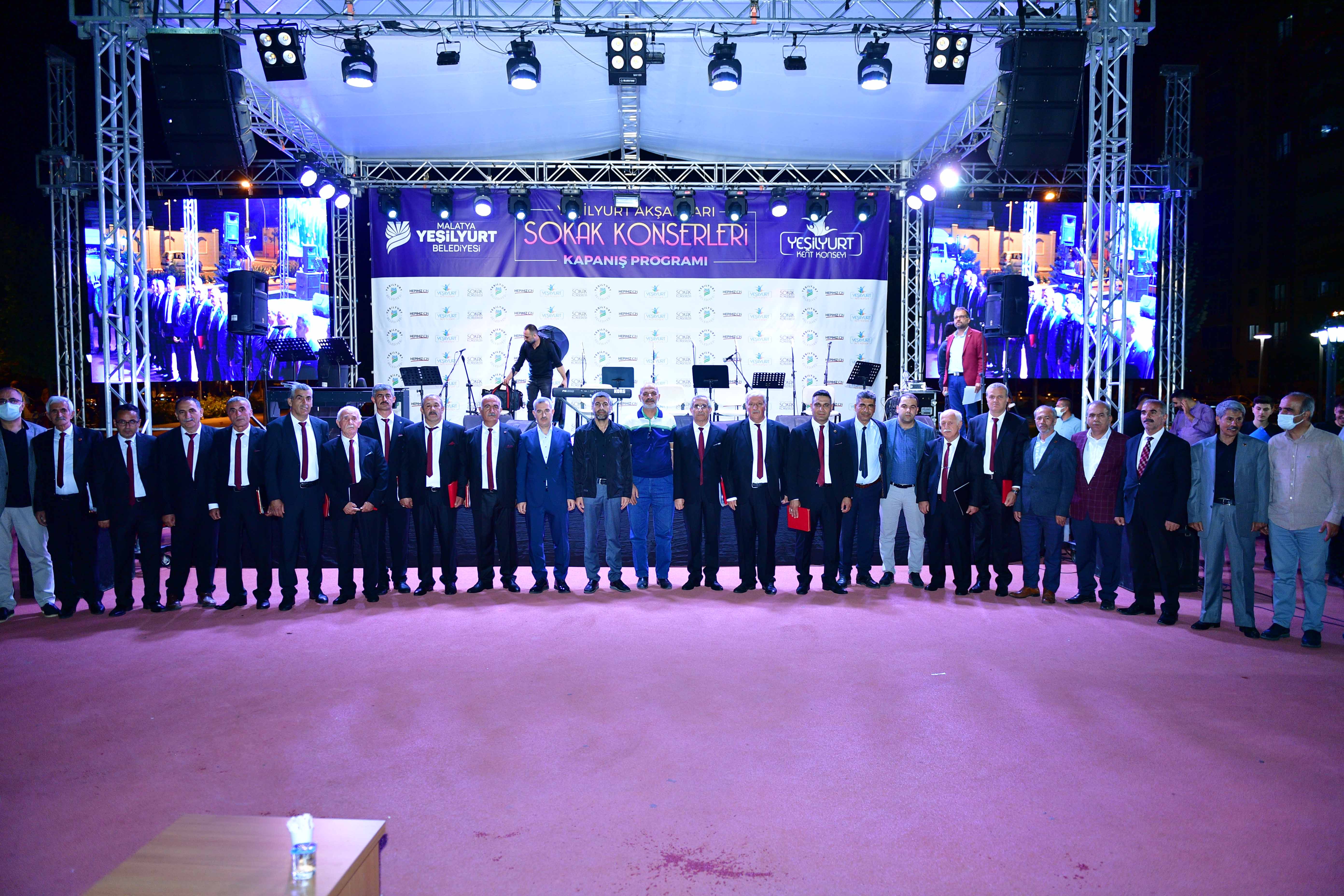 Yeşilyurt Akşamları Sokak Konserleri Kapanış Programı Renkli Anlara Sahne Oldu