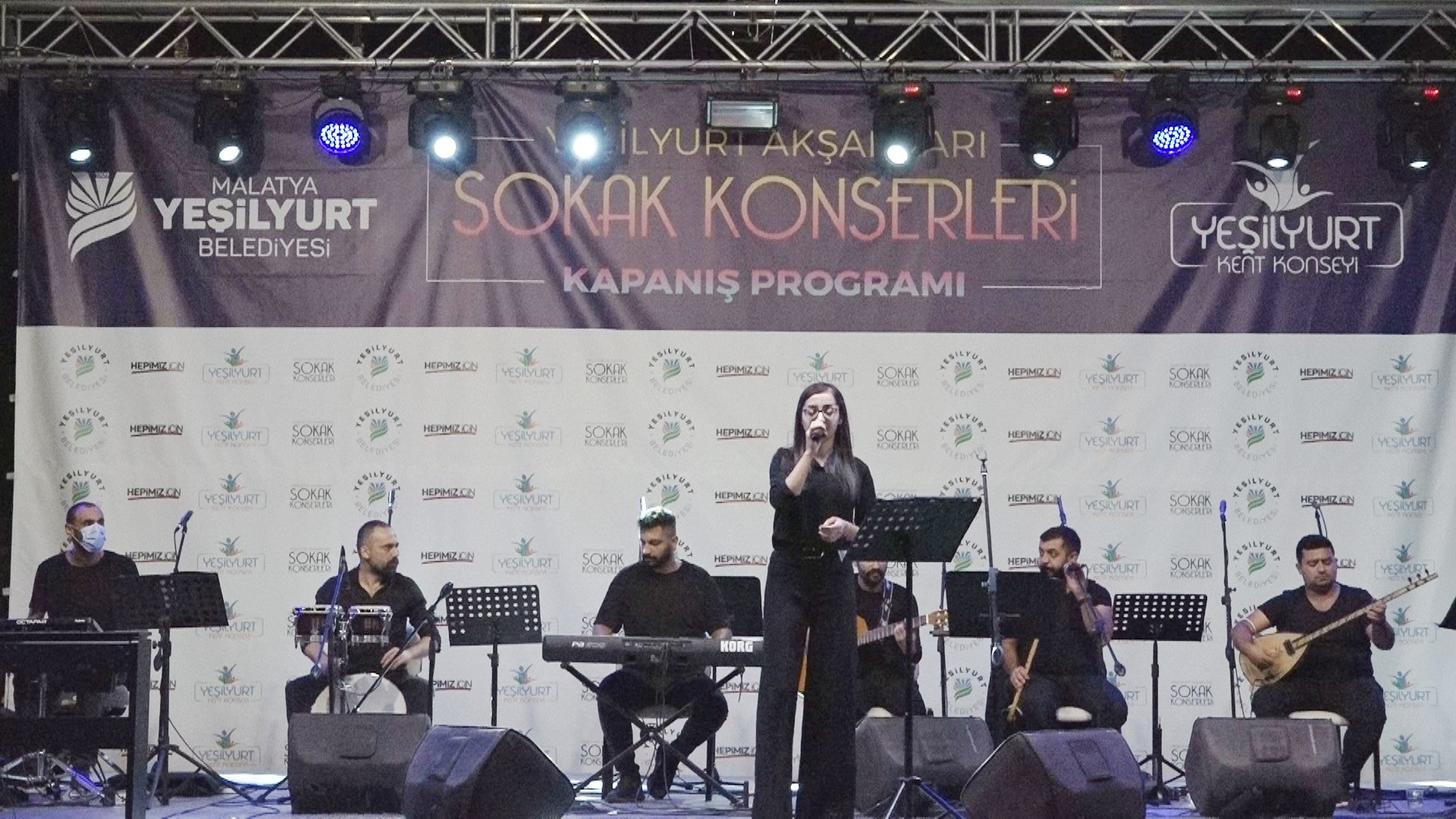 Yeşilyurt Akşamları Sokak Konserleri Kapanış Programı Renkli Anlara Sahne Oldu