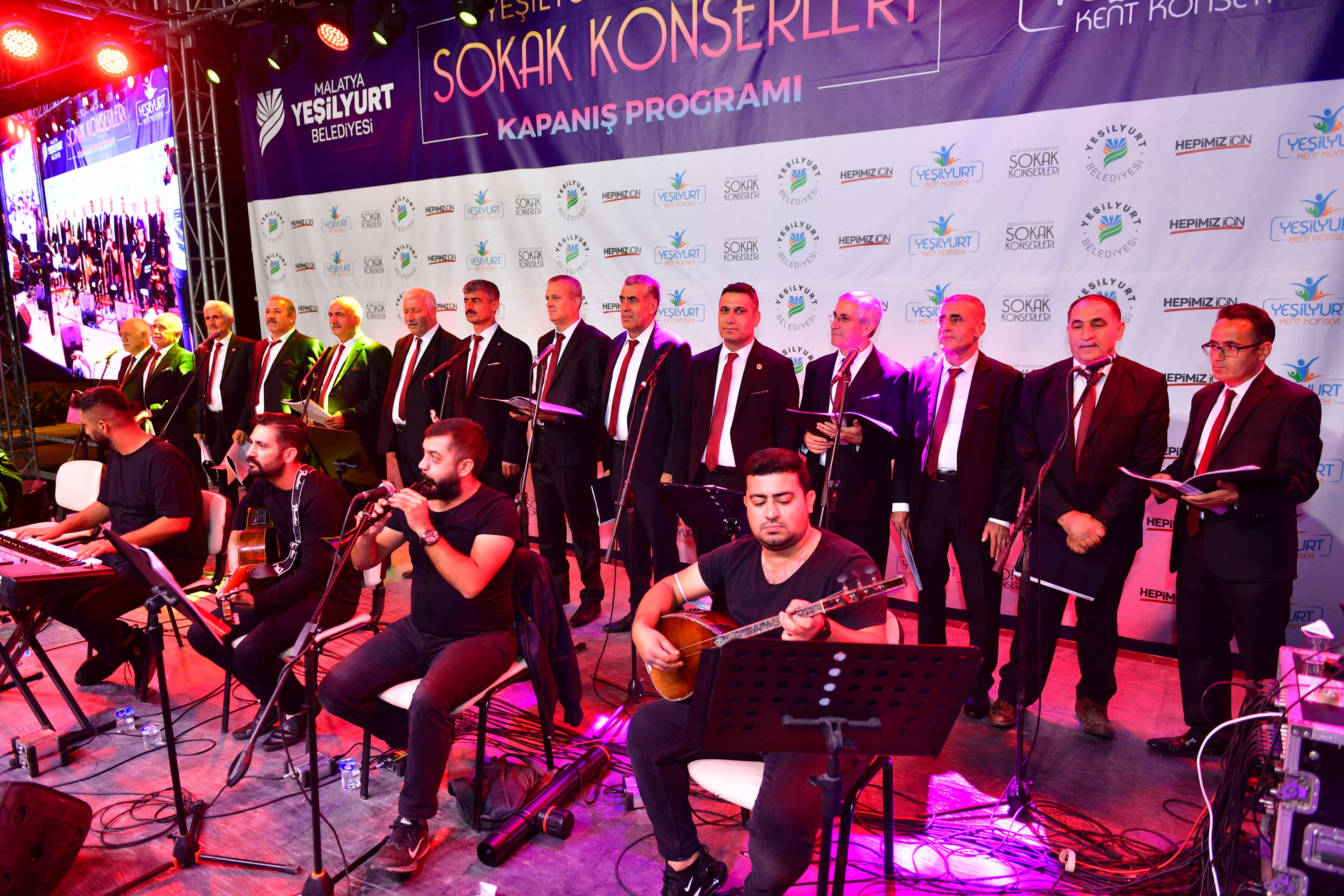 Yeşilyurt Akşamları Sokak Konserleri Kapanış Programı Renkli Anlara Sahne Oldu