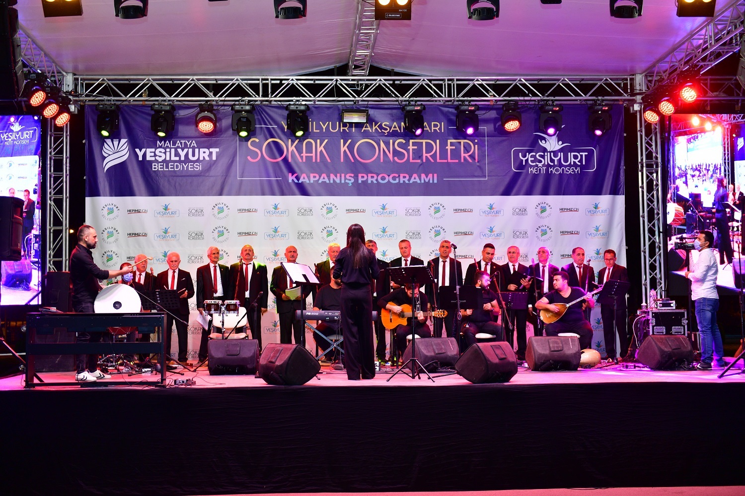 Yeşilyurt Akşamları Sokak Konserleri Kapanış Programı Renkli Anlara Sahne Oldu